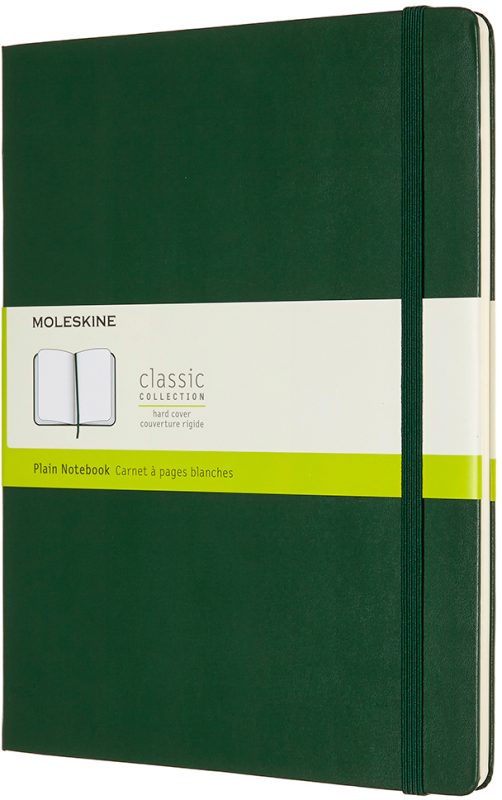 MOLESKINE Notizbuch XL HC 25x19cm 629117 blanko, myrtengr&uuml;n, 192 S.