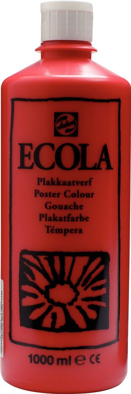 TALENS Plakatfarbe 1000ml 0971-3340 rot