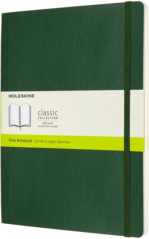 MOLESKINE Notizbuch XL SC 25x19cm 600066 blanko, myrtengr&uuml;n, 192 S.