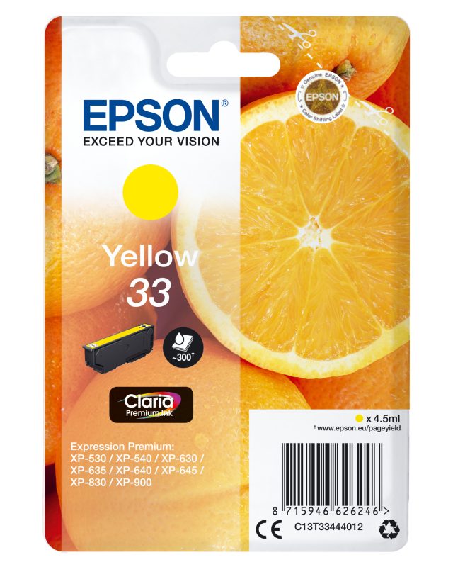 Epson C13T33444010 - Tintenpatrone