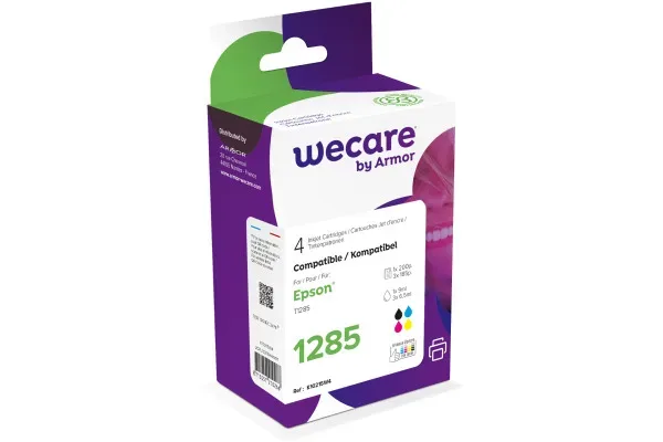WECARE Multipack new built CMYBK T128540WE z.Epson Stylus S22 9/3x6.5ml