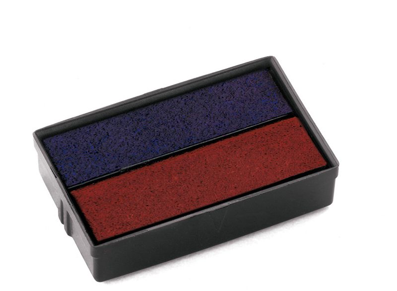 COLOP Stempelkissen E/10/2 blau/rot 2 St&uuml;ck