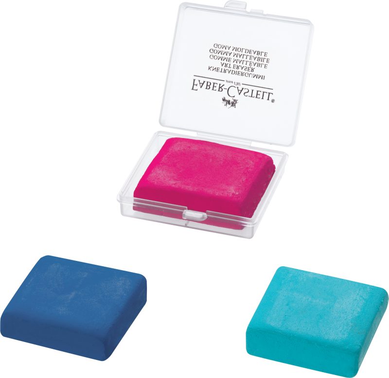 FABER-CASTELL Radierer Art Eraser 127124 3 Farben ass.