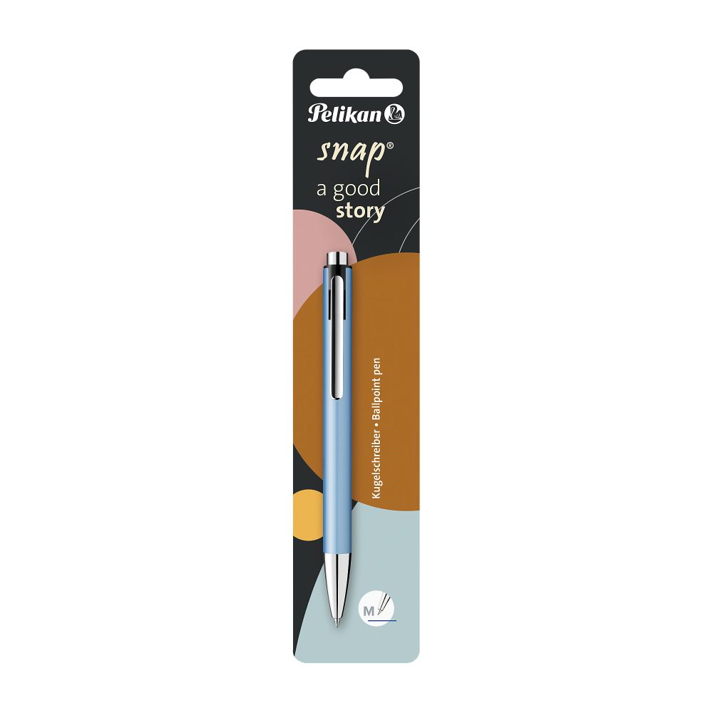 PELIKAN Kugelschreiber Snap Metallic M 817684 Frostblau