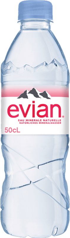 EVIAN Mineral o/Kohlens&auml;ure 50cl Pet 8228 6 St&uuml;ck