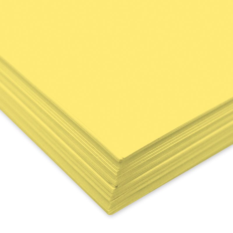 URSUS Tonzeichenpapier A4 2174617 130g, intensivgelb 100 Blatt