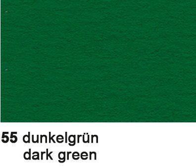 URSUS Tonzeichenpapier 50x70cm 2232255 130g. dunkelgr&uuml;n