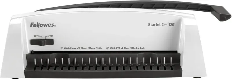 FELLOWES Plastikbindeger&auml;t Starlet 2 A4 5227901 schwarz/weiss