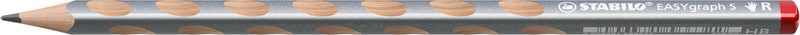 STABILO Bleistift EASYgraph S HB 326/09-HB silber. R
