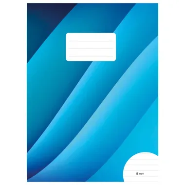 B&Uuml;ROLINE Schulheft A4 533874006 9mm liniert ohne Rand 90g