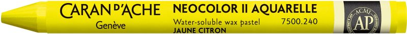 CARAN D'ACHE Wachsmalstift Neocolor II 7500.240 gelb