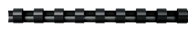 FELLOWES Plastikbinder&uuml;cken 8 mm A4 5330702 schwarz 25 St&uuml;ck