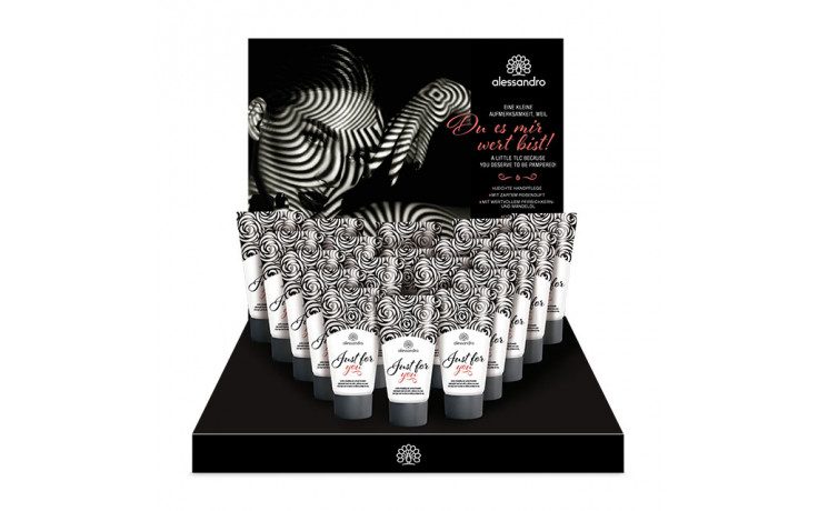 Alessandro Hand Cream Just for you Display