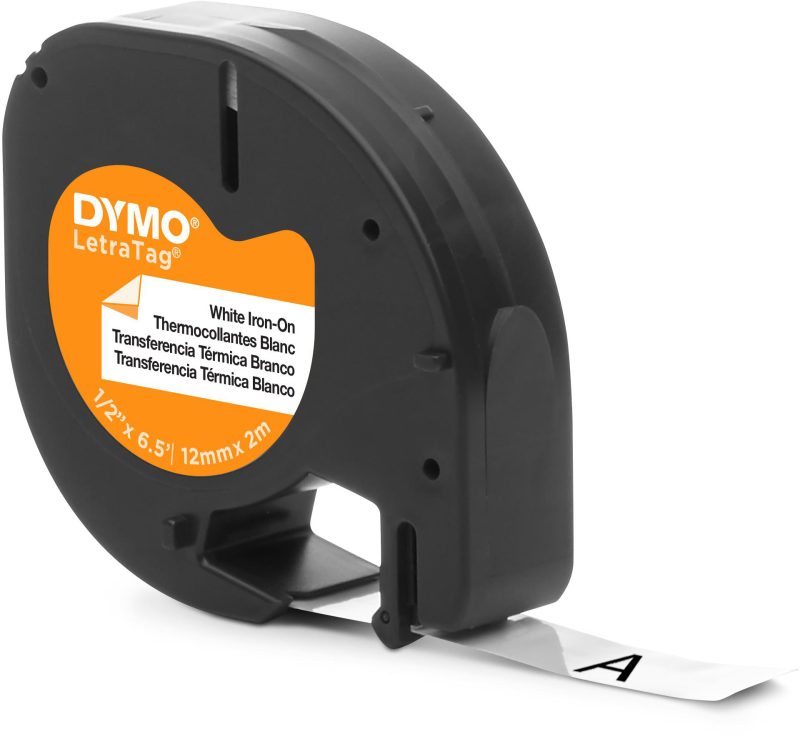DYMO Schriftband LetraTag 12mmx2m S0718850 weiss, b&uuml;gelbar