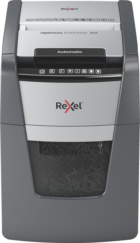 REXEL Aktenvernichter Optimum AF+ 2020090XCH 90X. P-4. 20lt