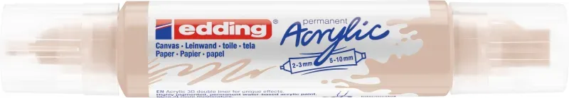 EDDING Acrylmarker 5400 double liner 5400-255 warmbeige