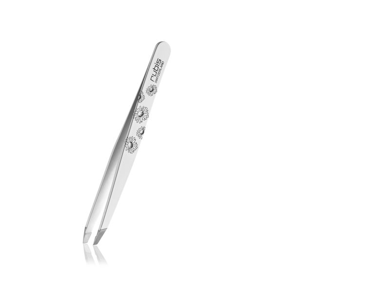 RUBIS Pinzette Classic schr&auml;g Spring Feeling weiss