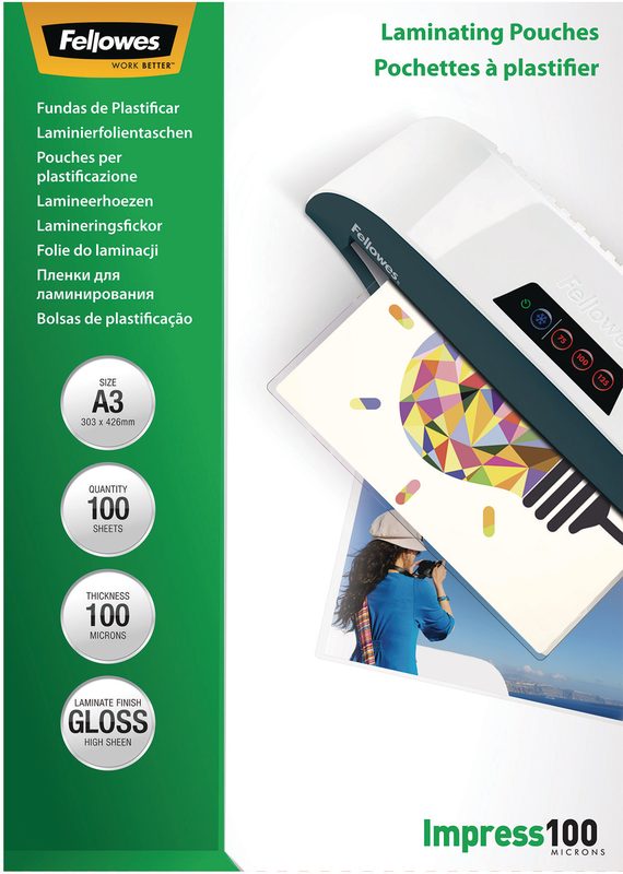 Fellowes 5351205 - Laminierfolientasche (Transparent)