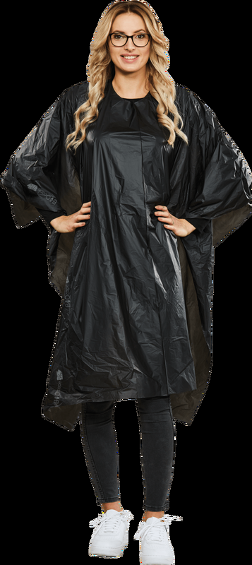 Trend Design BIOcape PRO Einwegumhang schwarz 33 Stk.