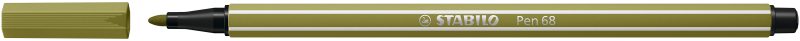 STABILO Fasermaler Pen 68 1.0mm 68/37 schlammgr&uuml;n
