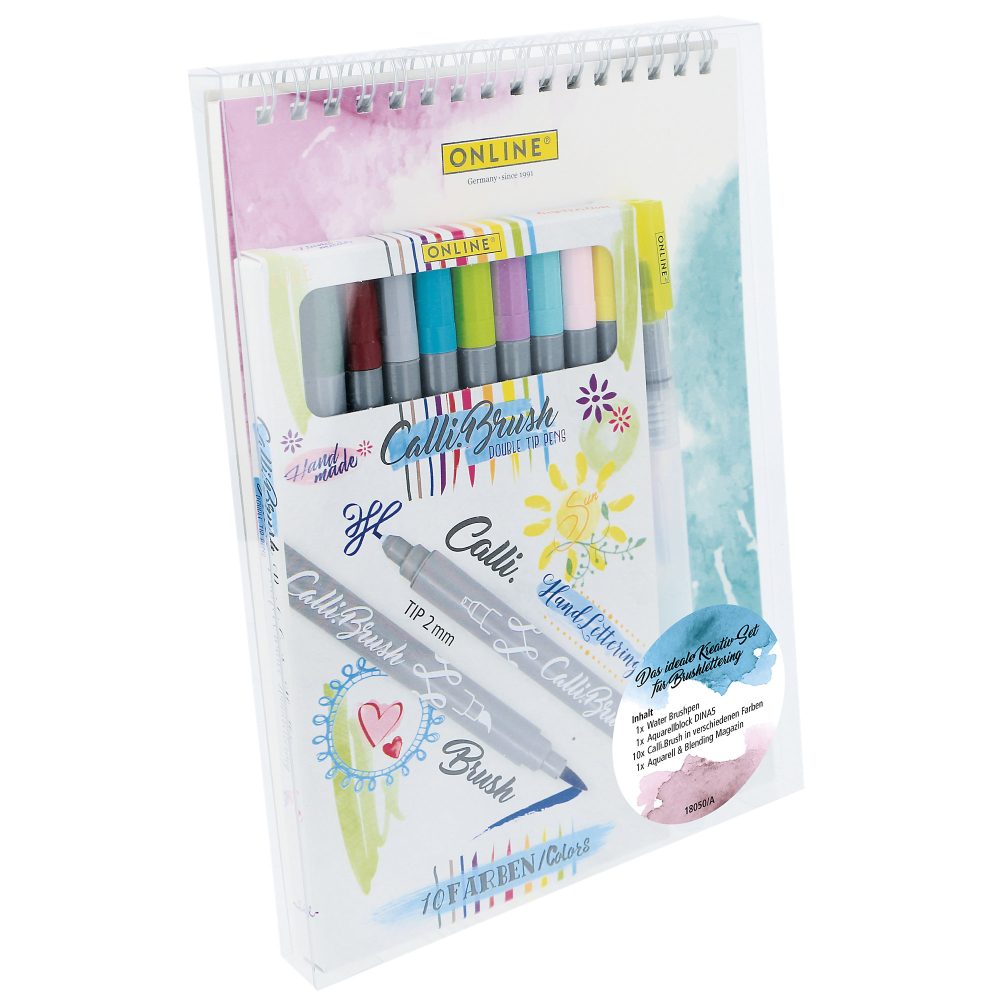 ONLINE Aquarell & Blending Set 18050 13-teilig