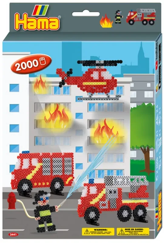 HAMA B&uuml;gelperlen Set Midi G1013441-0 Feuerwehr