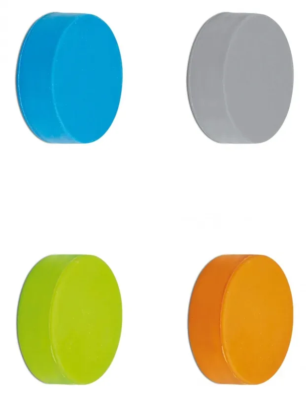MAUL Magnet Silikon 32.6x9.8mm 61612 Farben ass., 0.8kg 4 St&uuml;ck