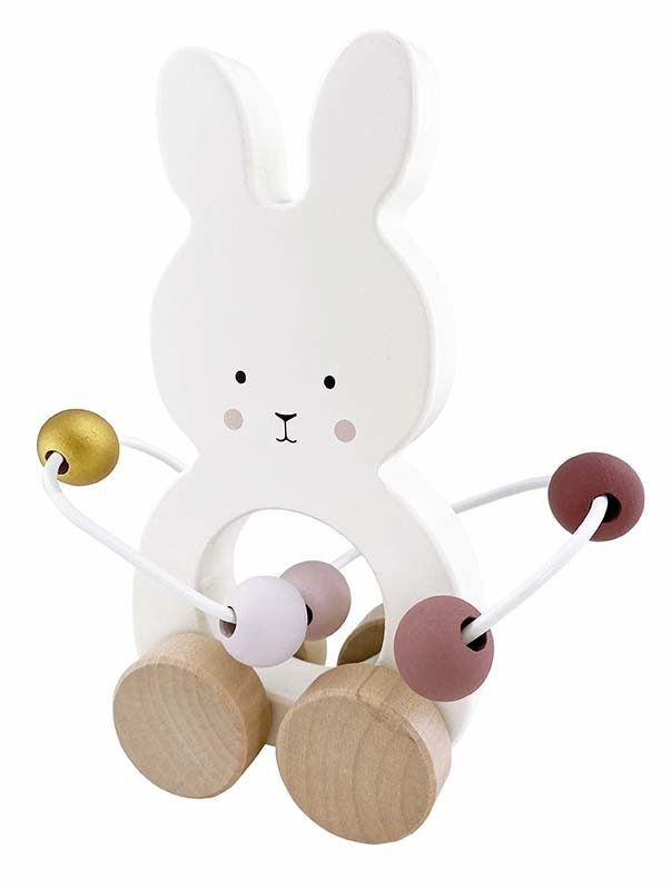 JABADABADO Nachzieh Hase C2531 mit Abacus 13x6x17cm