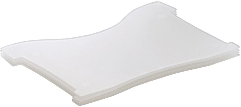 BIELLA St&uuml;tzplatten A7 9037-63 transp. 100 Karten 4 St&uuml;ck