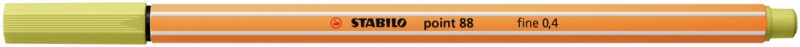 STABILO Feinschreiber Point 88 0.4mm 88/67 senf