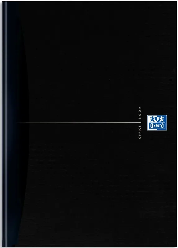 OXFORD Office-Notizbuch A4 100104227 schwarz, kariert 5mm 96 Blatt