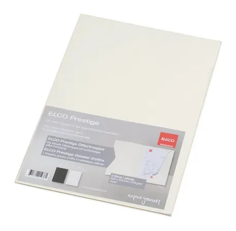 ELCO Offertmappe A4 73689.41 270g, ivoire 2 St&uuml;ck