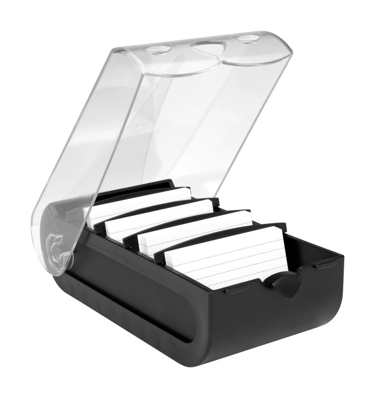 Biella - Karteikasten, DIN A8, Black