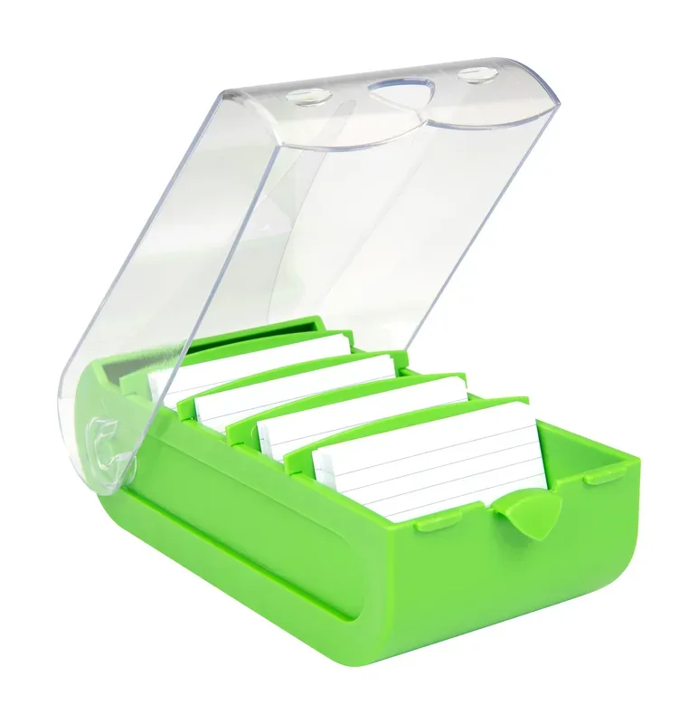 BIELLA Karteikartenbox Bunny Box A8 20885130U gr&uuml;n 195x100x63mm