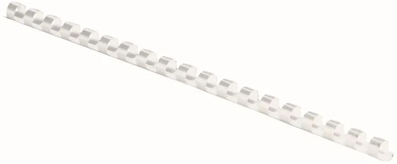 FELLOWES Plastikbinder&uuml;cken 6mm 5330003 weiss 25 St&uuml;ck