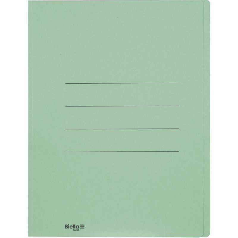 BIELLA Einlagemappe 25040030U A4 Kartongr&uuml;n