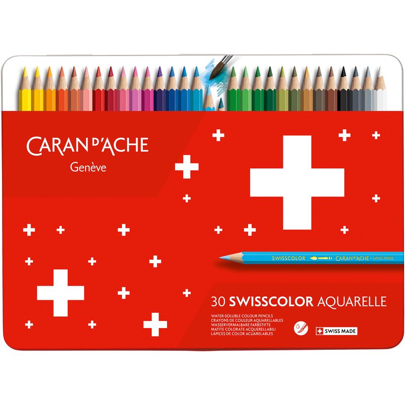 CARAN D'ACHE Farbstifte Swisscolor 1285.73 ass. 30 St&uuml;ck