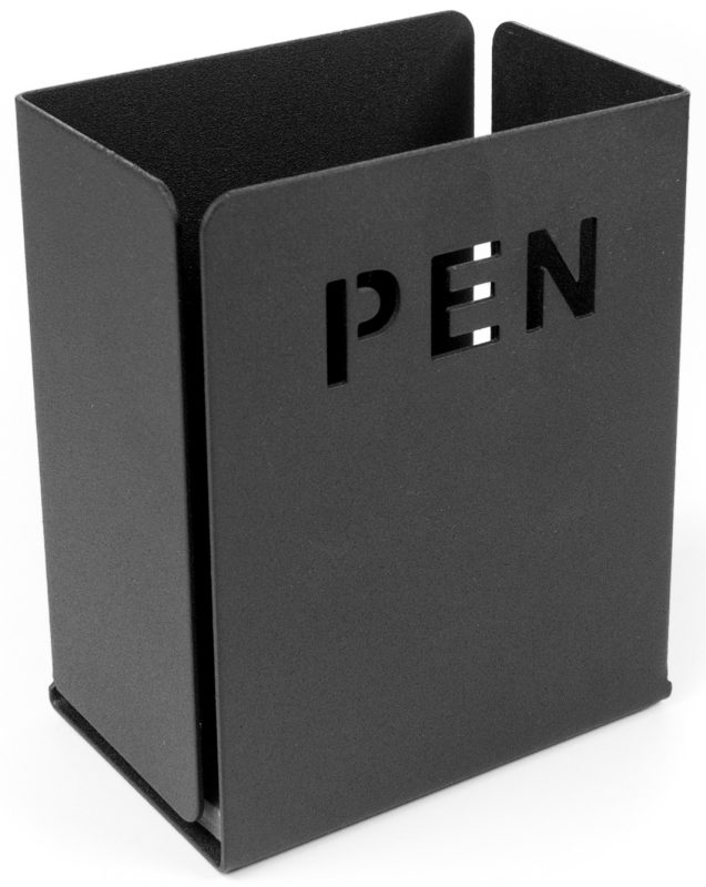 TRENDFORM Stiftek&ouml;cher PEN GK3613 Metall 8x10x5cm schwarz