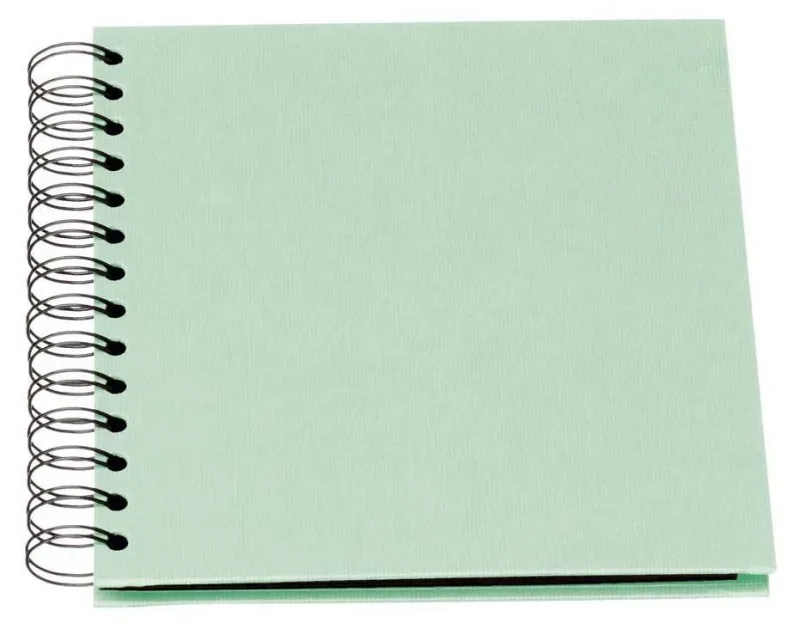 R&Ouml;SSLER Fotoalbum 1329452655 18x18cm, mint/schwarz