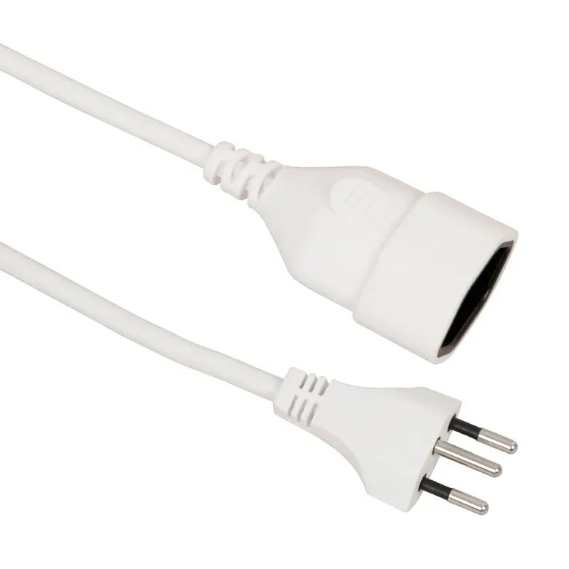S-ELECTRO Verl&auml;ngerungskabel 02.900.2WS weiss, 2m