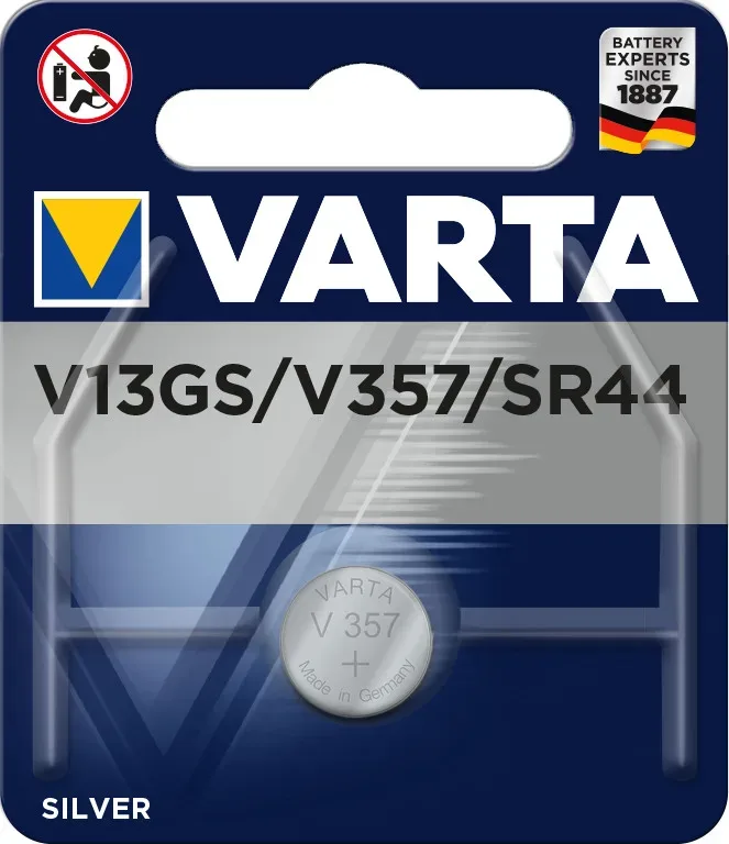 VARTA Knopfzelle 4176101401 V13GS/SR44, 1 St&uuml;ck