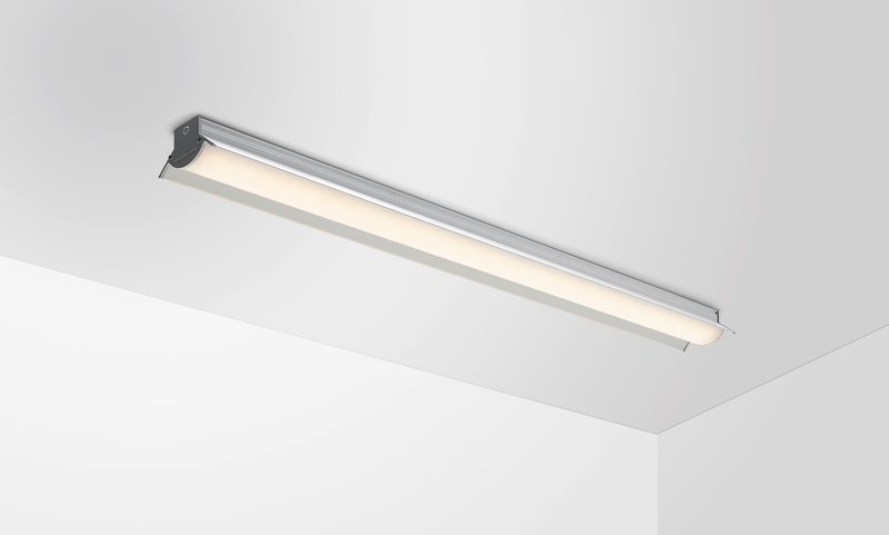 HANSA Deckenleuchte 36 W/2800 Lumen 41-5010.700 LED Alu Connect, silber