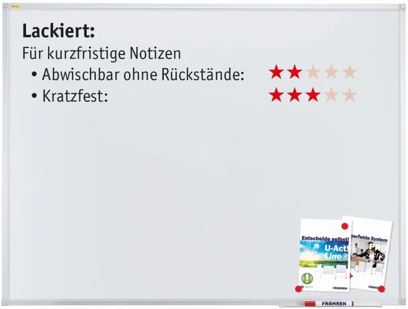 FRANKEN Whiteboard 100x150cm SC3109 X-tra!Line lackiert