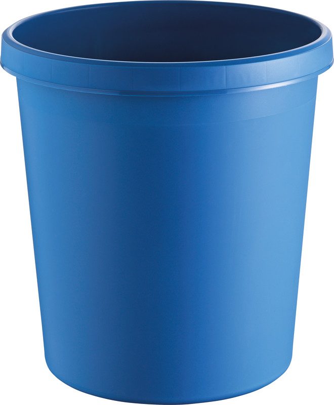 Helit Papierkorb the german H6105834 18 l (Ø x H) 315 mm x 335 mm Polypropylen Blau 1 St.