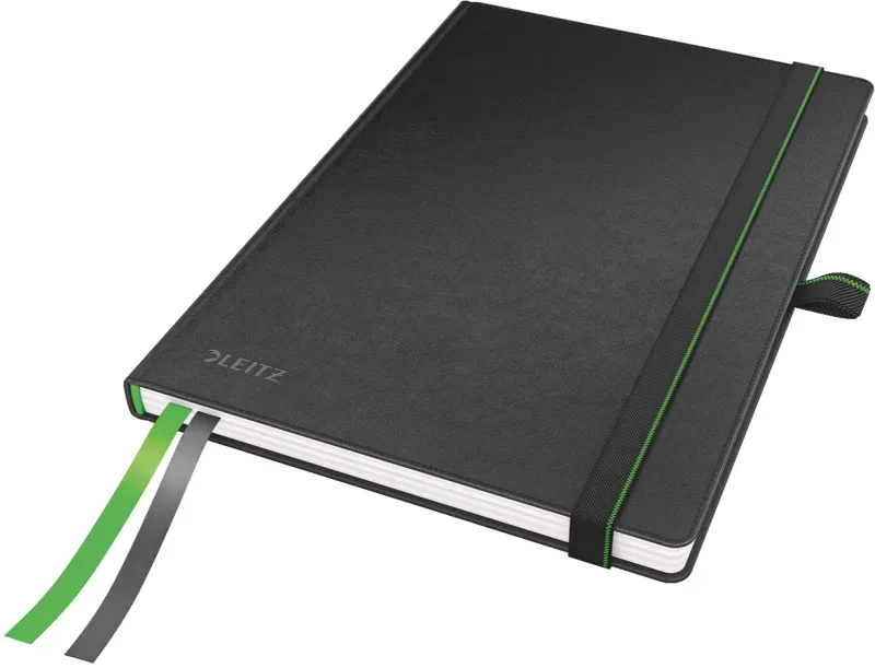 LEITZ Notizbuch Complete A5 44770095 kariert schwarz