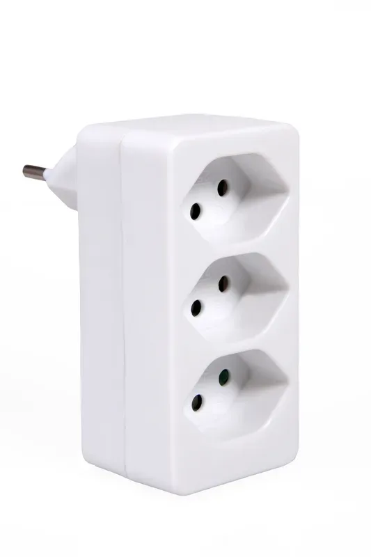 S-ELECTRO Abzweigstecker 85.594.WS weiss, 3xT13