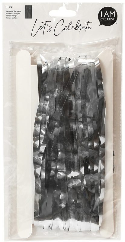 I AM CREATIVE Lametta Vorhang, 0.9x2.4 m 6010.979 silber