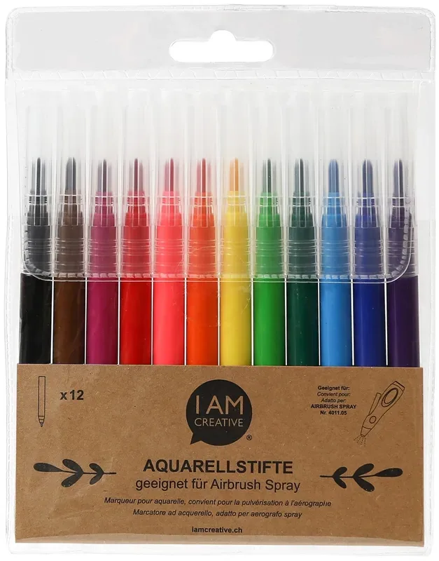 I AM CREATIVE Stifteset 4011.06 12 St&uuml;ck, Wasserbasis