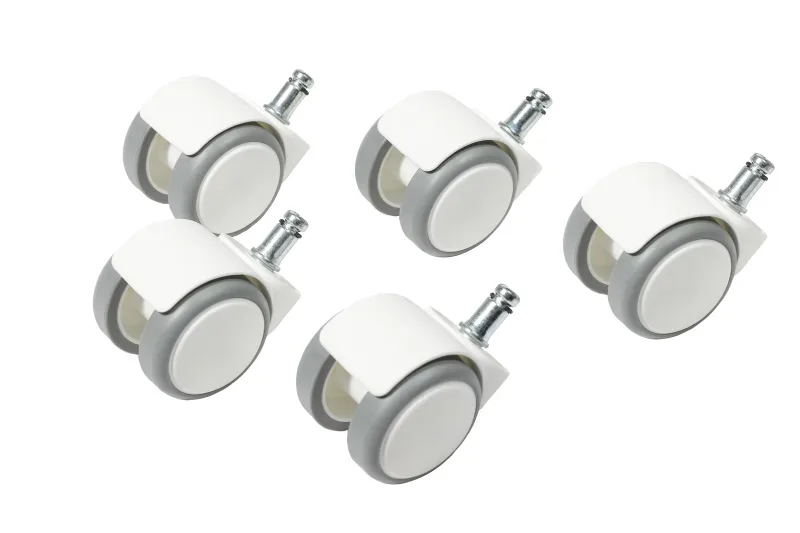 TOPSTAR Hartbodenrollen 6991W weiss f&uuml;r S'neaker 5 St&uuml;ck