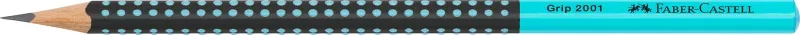 FABER-CASTELL Bleistift Grip 2001 HB 517012 Two Tone schwarz/t&uuml;rkis
